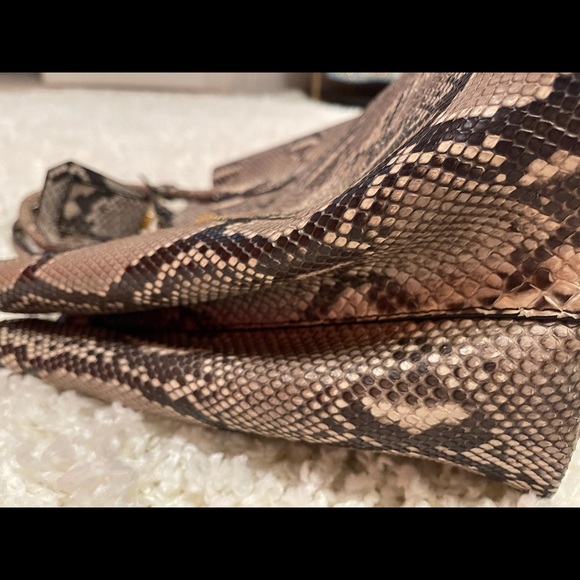 Prada python large double bag - Picture 9 of 11